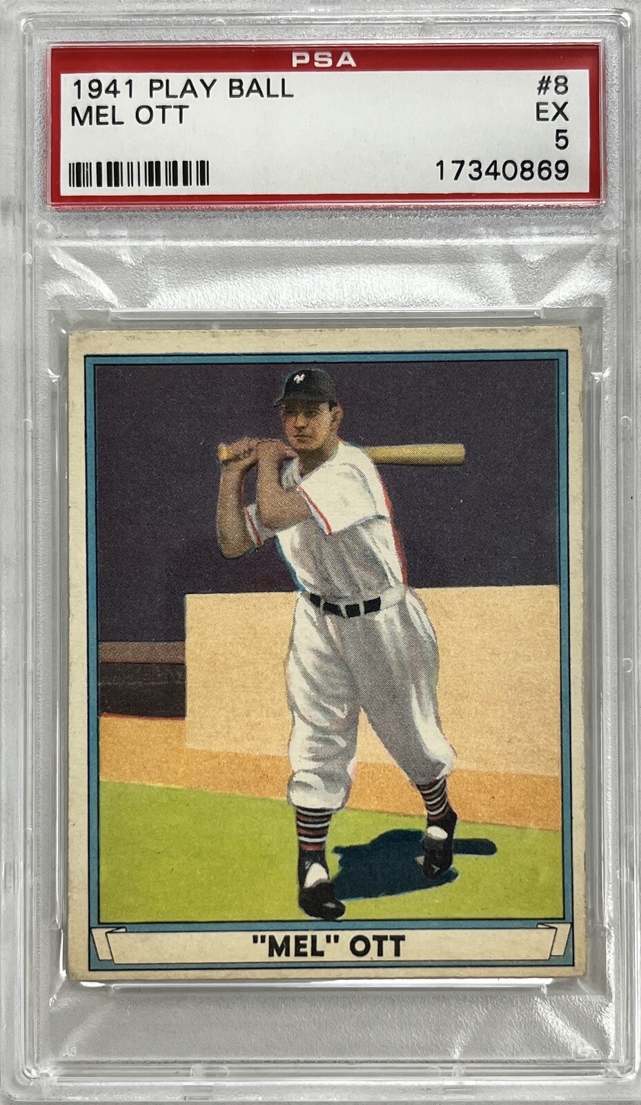 1941 PLAY BALL #8 MEL OTT PSA 5 (0869)