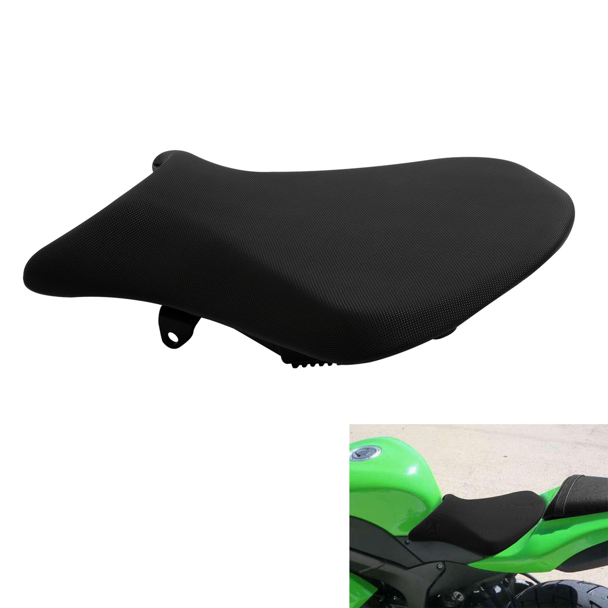 Black Front Driver Rider Seat Fit For Kawasaki NINJA ZX6R ZX