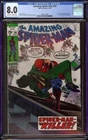 Amazing Spider-Man # 90 CGC 8.0 OWW (Marvel, 1970) Death of Captain George Stacy