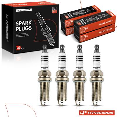 A-Premium 4x Iridium & Platinum Spark Plugs for Honda CR-V 10-14 Civic Accord