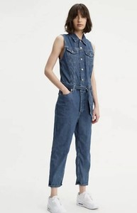 cropped taper jumpsuit