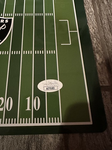JOSH MCDANIELS SIGNED LAS VEGAS RAIDERS COACHING CLIPBOARD JSA COA AUTOGRPAHED - Picture 2 of 2