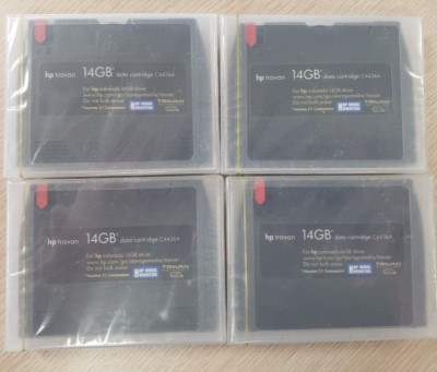 HP Travan 14GB Data Cartridge C4436A 14GB Drive New Sealed - LOT OF 4