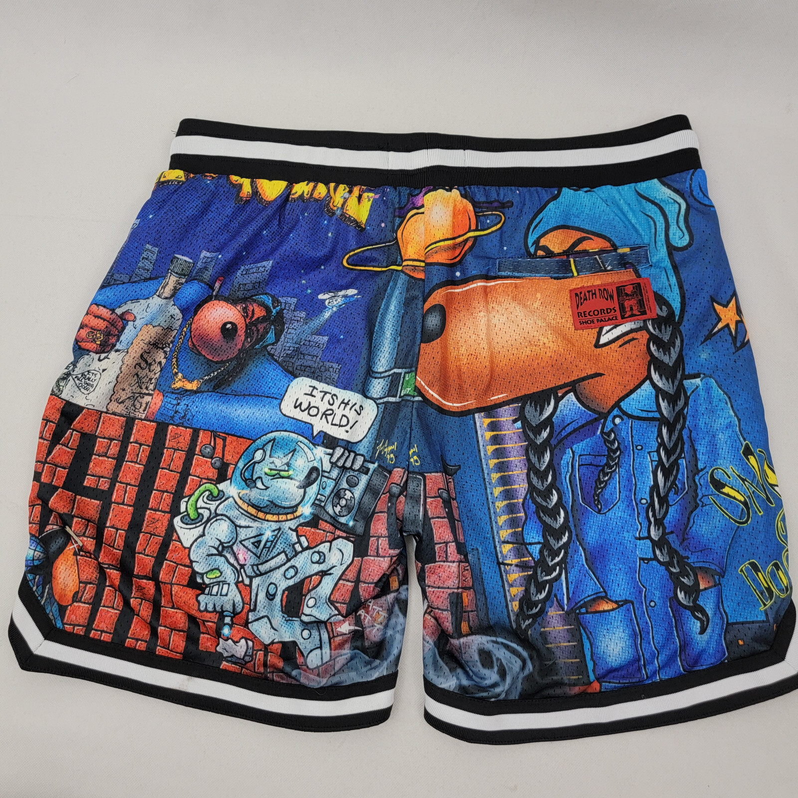 FILA SHOE PALACE Death Row Records Uomo Taglia EXTRA LARGE Pantaloncini Sportivi Maglia Snoop Dogg