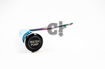 Schwarze LED 19Mm Wasserpumpe Latching Billet Knopf Schalter Renn Elektrisch CSR