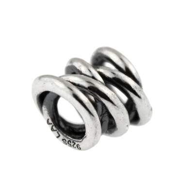 Authentic Trollbeads Sterling Silver 11317 Three Siblings, Silver :1