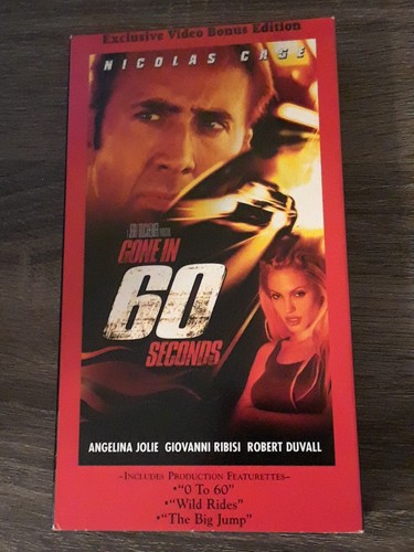 Gone in 60 Seconds (VHS, 2001, Exclusive Video Bonus Edition) - Picture 1 of 3