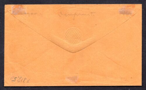 US 1861 CIVIL WAR PERIOD COVER JUNE 16 FRANKED SCOTT #24 TIED SARATOGA SPRINGS - Picture 2 of 2