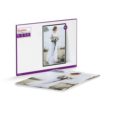 Staples Ultra Premium Matte Photo Paper 13''W x 19''L 20/Pack (19896-CC)