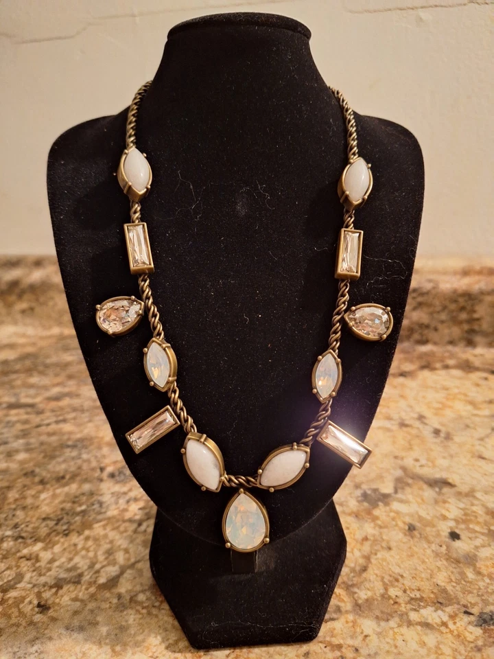 Collar Silpada KR 18" con cristales de Swarovski y piedras lunares genuinas nuevo sin etiquetas Foto 2 de 4