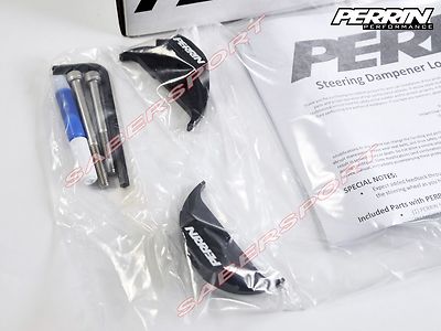 Perrin Steering Dampener Lockdown for 2008-2024 Subaru WRX & More