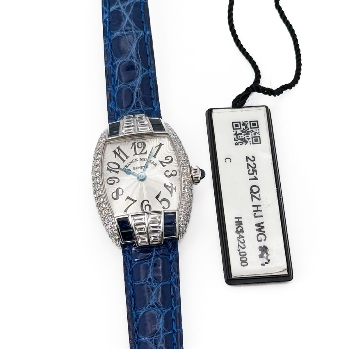 Franck Muller Cintree Curvex 2251 QZ HJ 18K White Gold Quartz