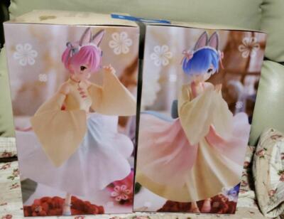 Re:Zero Rem & Ram Little Rabbit Girl Figure SetDeleted | eBay