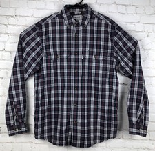 Carhartt Men's Long Sleeve Button Down Plaid Shirt Size Medium