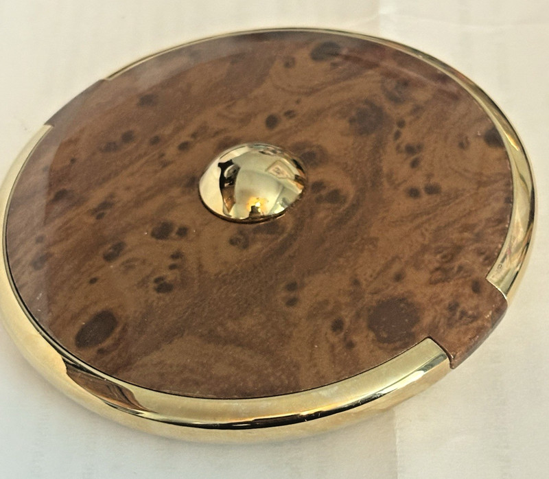 VINTAGE Danielle compact mirror 10X (Large 4") compact