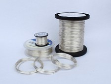 silver plated copper wire 1mm 18 gauge non tarnish 500grams - high quality 72mt