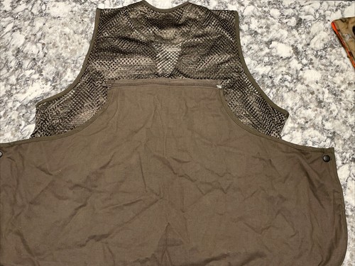 Camo Hunting Vest Size S/M Green Brown Camouflage Duck Hunting Outdoor Camo - Picture 8 of 20
