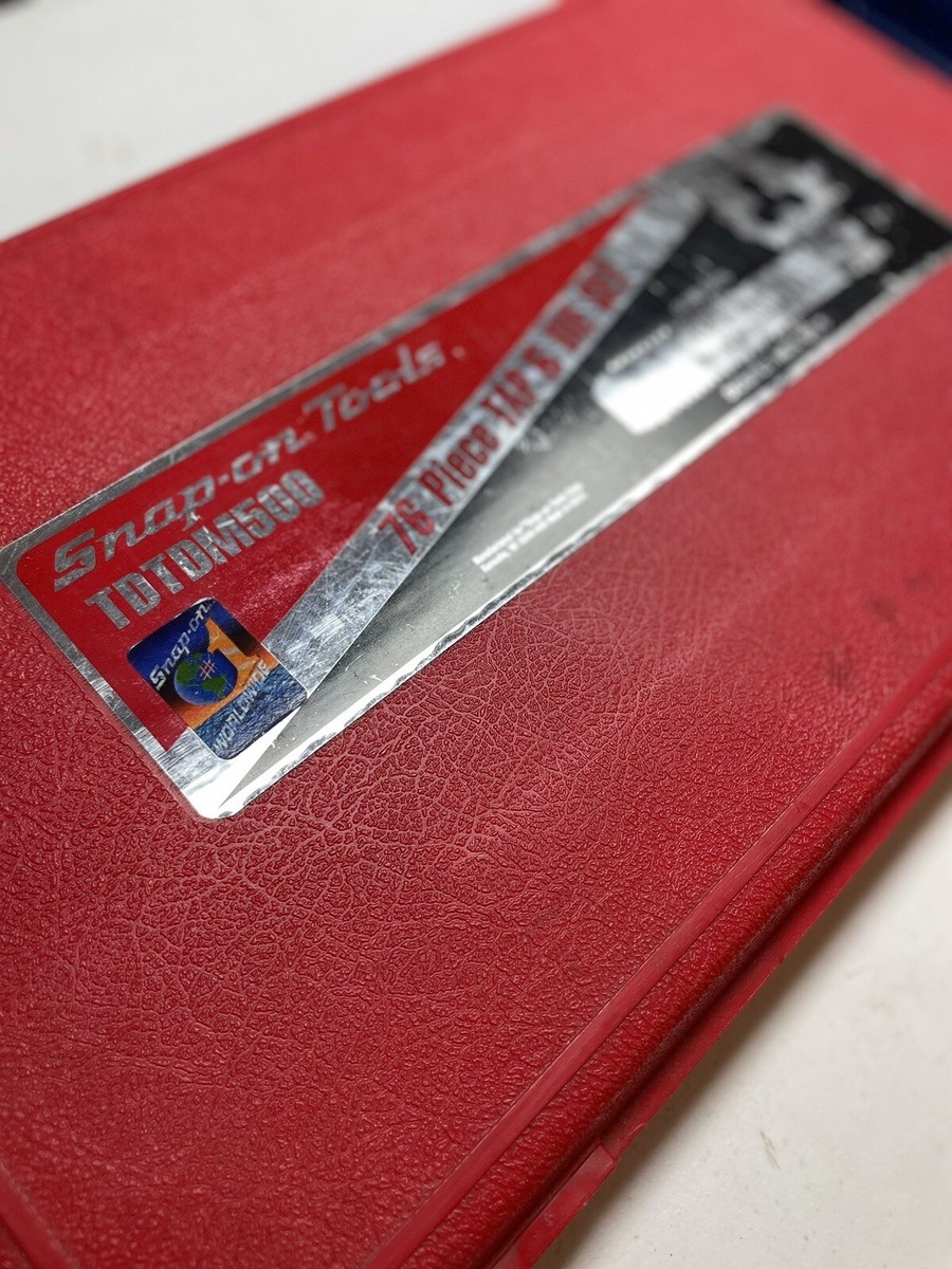 SNAP-ON TDTDM500B - 80pc SAE & Metric Master Tap & Die Set for