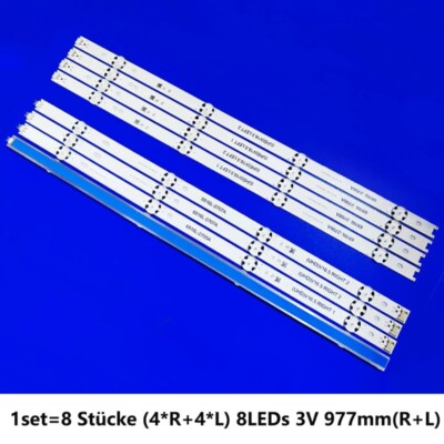 8Stk.LED-Leisten Für LG 6916L-2705A 6916L-2706A 6916L-2707A 6916L-2708A 49UH620V