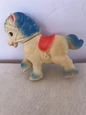 Vintage The Sun Rubber Company Pony/Horse Squeak Toy 1950’s Still Squeaks