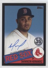 2020 Topps 1985 Baseball Series 2 Black 101/199 Darwinzon Hernandez Auto ll2