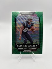2024 Panini Prizm - Emergent Jonathon Brooks #9 Green Wave Prizm (RC)