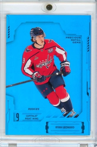 2025-26 25-26 Skybox Metal Universe Ryan Leonard Rookie Blue PMG RC card 06/50