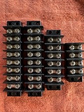 Lot Of 4 Cinch 8- 2 , 6, 4 Position, Dual Row Terminal Strip Block