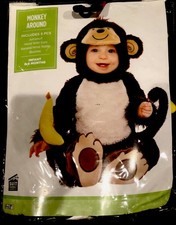 Baby Monkey Around Costume - Infant 0-6 Months