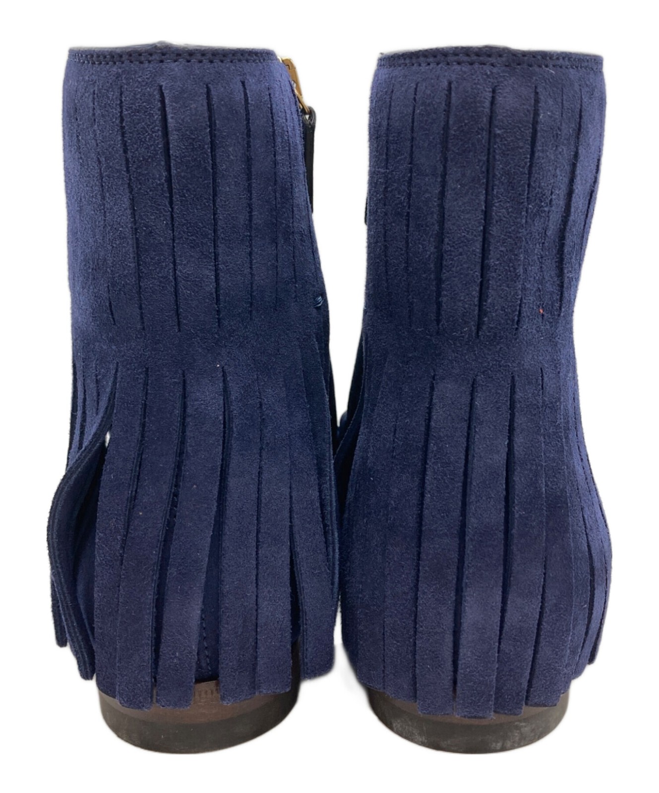 GUCCI Short Boots Shoes Horsebit EU 36 US 6 Suede Navy Auth Excellent From JAPAN thumbnail 9