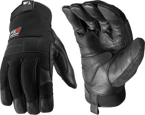 Wells Lamont FX3 Men'S Hydrahyde Leather Palm Winter Work Gloves, Extra Large (