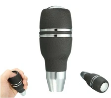 Universal Car Automatic Gear Stick Shift Knob Shifter Handle Lever Button Black