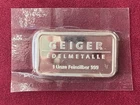 Geiger Edelmetalle 1 oz .999 Silver Bar (Rectangle) w/ Original Package