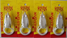 Lot of 4 STRIKE KING 5/8oz KVD SEXY FROG in PEARL WHITE color