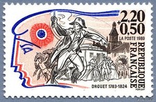 Timbre 1989 - Personnages célèbres de la révolution française Drouet - N° 2569