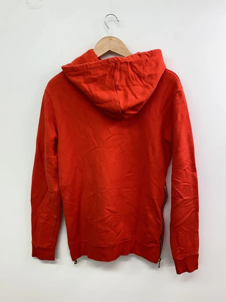 Moletom com capuz BALMAIN S ALGODÃO ORNAMENTADO SÓLIDO S6HJ642B139 - Imagem 2 de 4