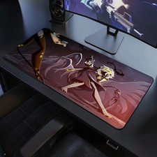 Murder Drones Desk Mat, Uzi V J & N Mousepad XL XXL, Gift For Anime Fans