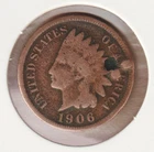 US Rare Old West 1906 Indian Head Penny Coin American Collection Shield Cent USA