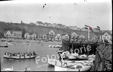 orig. Negative Heligoland Panoramic Boats, Lighthouse, Flag etc 1930s