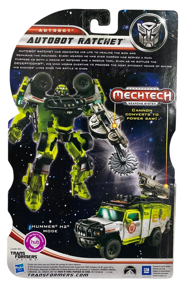 Figura de acción Transformers Dark of the Moon Mechtech Deluxe Autobot Ratchet NUEVA Foto 2 de 2