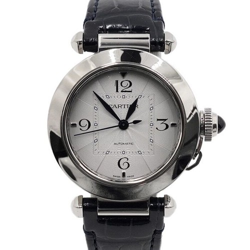 Cartier Pasha de Automatic Leather Band 35MM Unisex Watch 1943 152314425