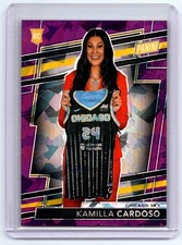 2024 Panini National VIP Party #RC12 Kamilla Cardoso Rookies Purple Sparkle #/49