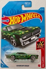 Hot Wheels 2021 HW Flames Series #2/5 '68 Mercury Cougar #GTB17 1:64 Scale
