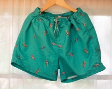 Zara Boys Green Canoe Print Swim Shorts/Trunk...
