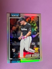 2026 Topps Series 1 Jakob Marsee RC #37  Rainbow Foil Miami Marlins