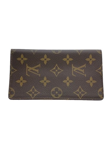 LOUIS VUITTON Agenda Horizontal Monogram Notebook Cover PVC Brown All Over Patte