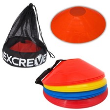 Agility Soccer Cones with Carry Bag for Sports Training One Size, Multicolor 