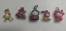Hello Kitty Japan Local Strap Set of 5 Keychains LE, New Condition,