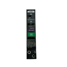 USEDSquare D QO120PAFGF 20A 1 P 120V Circuit Breaker AFCI GFCI DUAL FUNCTION