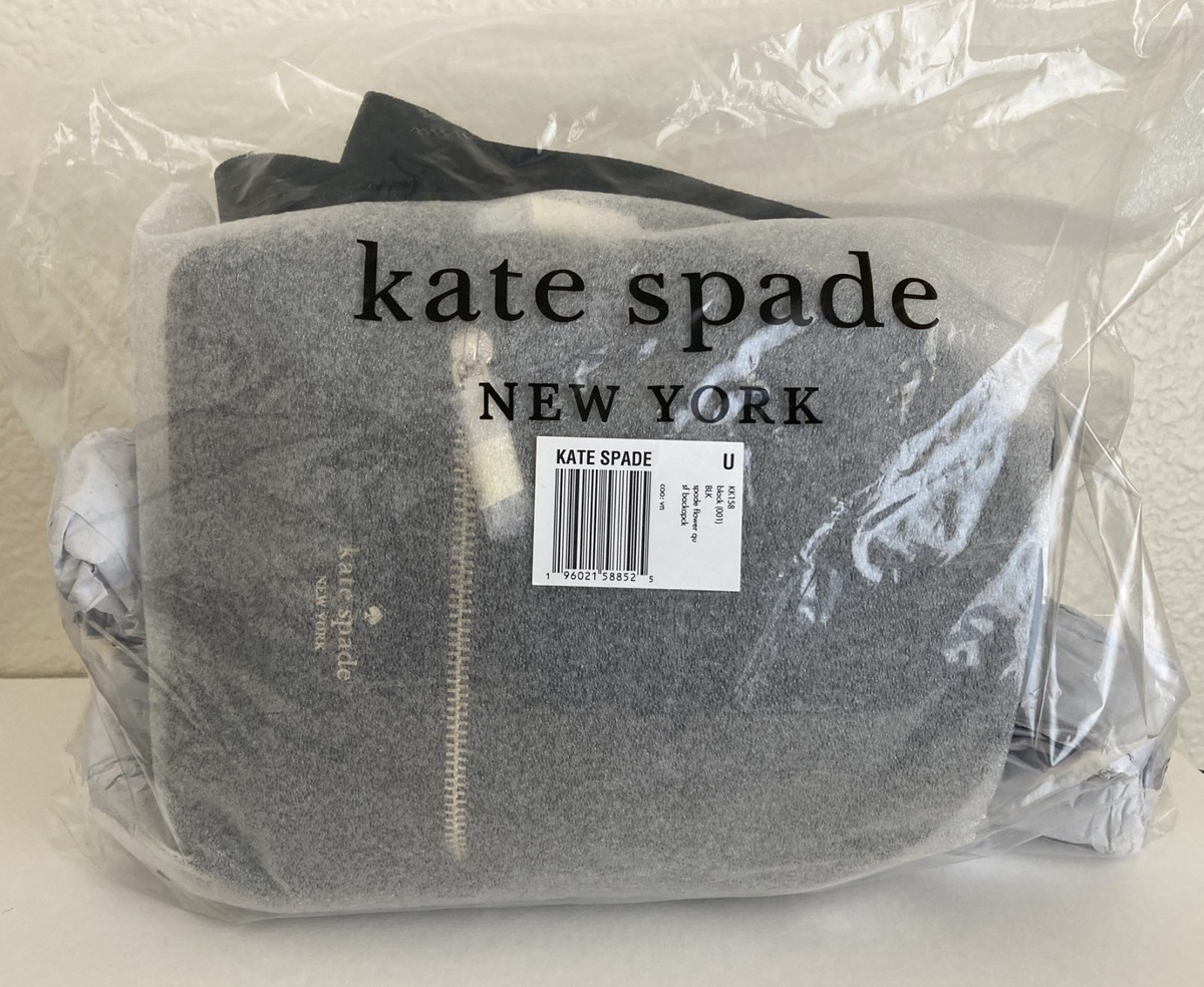 NWT Kate Spade New York Flower Quilted Fabric Small Backpack 